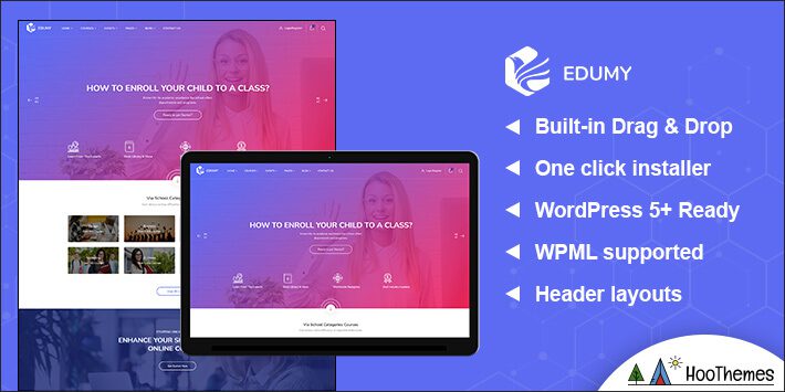 Edumy Online Course WordPress Theme
